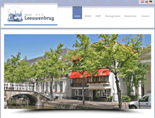 Tablet Screenshot of leeuwenbrug.nl